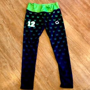 Seahawks football leggings